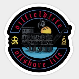 Offshore Oilfield Sticker